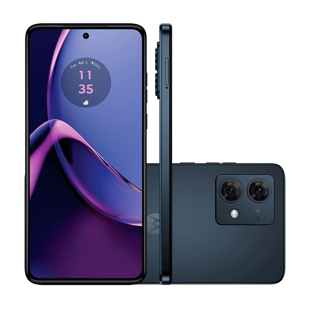 Smartphone Moto G84 256GB 5G Wi-Fi Tela 6.55” 8GB de RAM Câmera Traseira de 50MP + 2MP + QVGA – Grafite