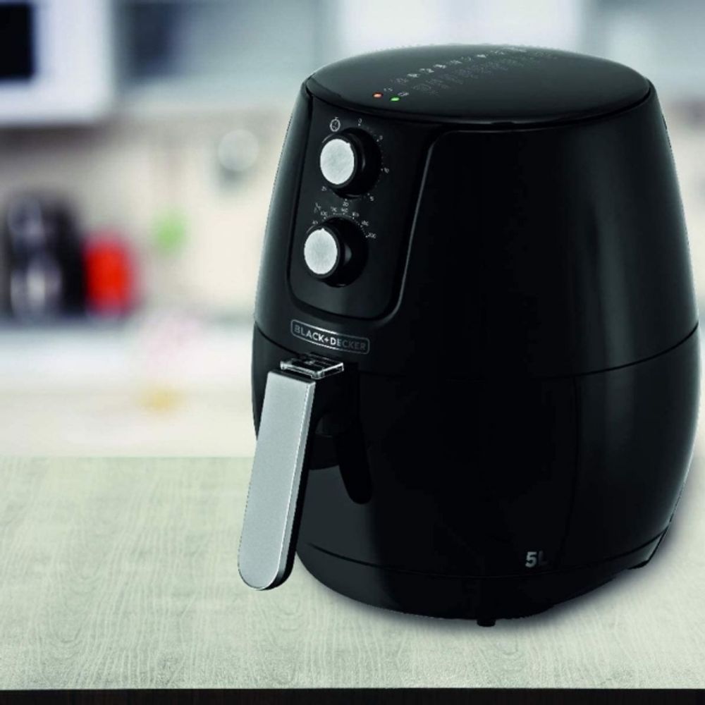 Fritadeira Black e Decker AFM5-Br 1400W 5 Litros – Preto 127 V